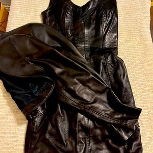 Dress Michael Hoban north beach leather, very pretty, small size 3/4